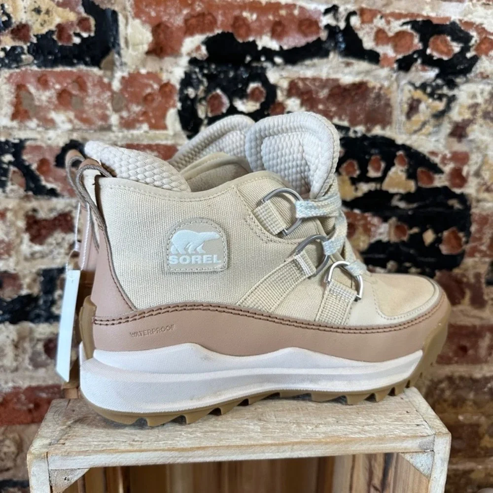 Sorel Kinetic Impact NXT Waterproof Boot Sea Salt Ceramic Womens 9 LL4986-125